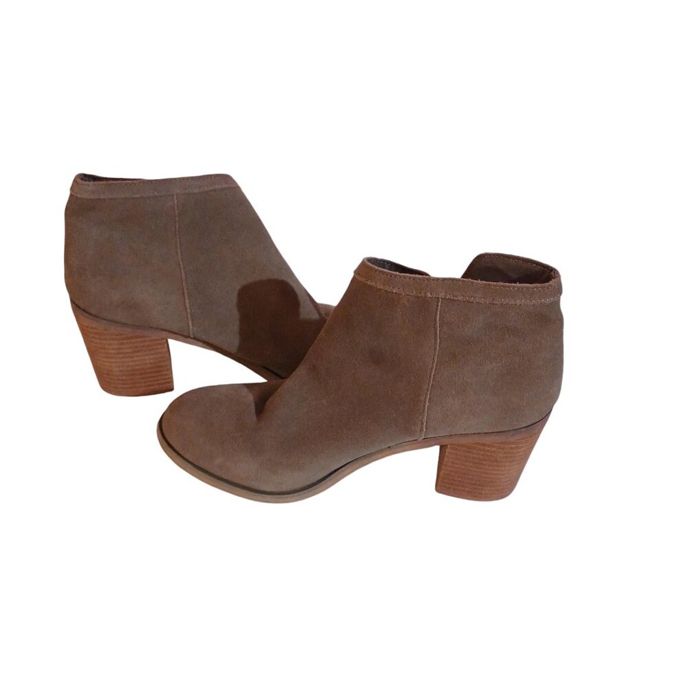 Urban Outfitters Maude Block Heel Suede Ankle Booties - Picture 5 of 6